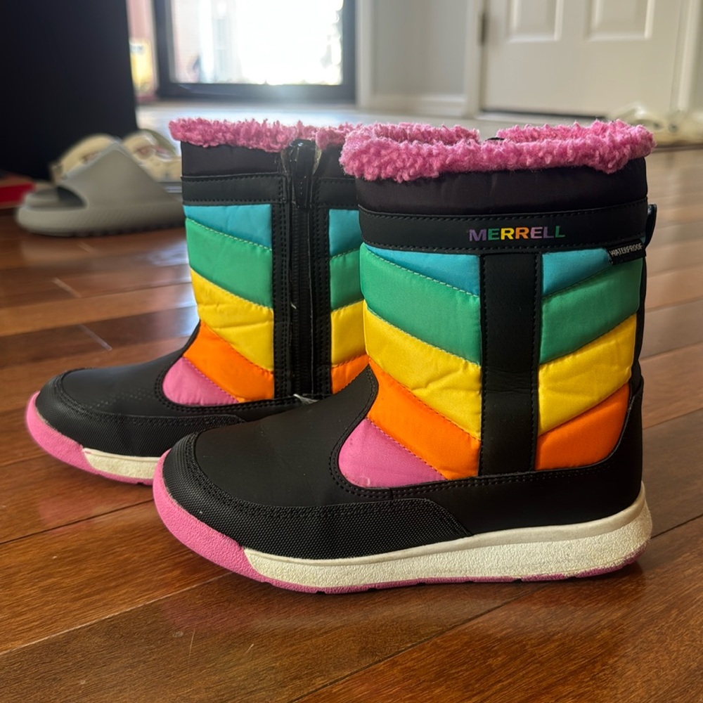 Merrell snow boots girls size 1